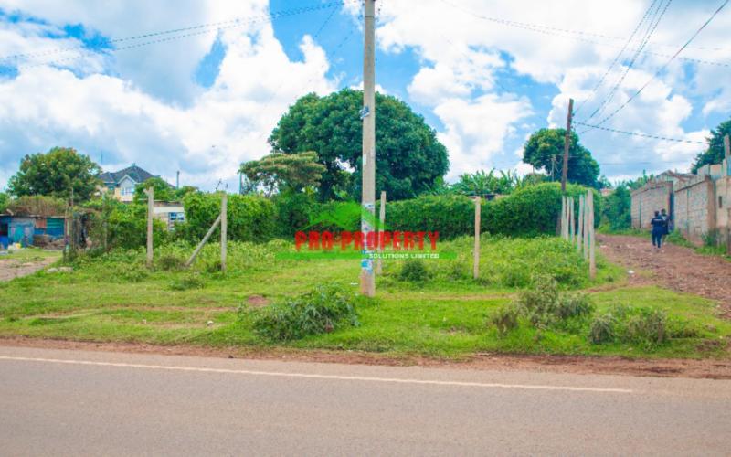 Prime Commercial Plot Fronting the Tarmac for Sale in Kikuyu, Gikambura
