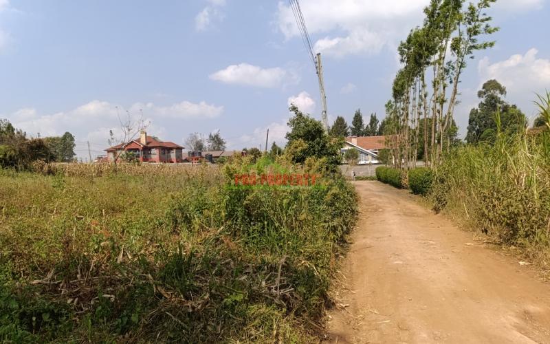 Prime Quarter Acre Plot for Sale in Thogoto, Kikuyu