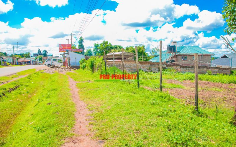 Prime Commercial 50 By 100fts Touching Tarmac Plot For Lease In Gikambura