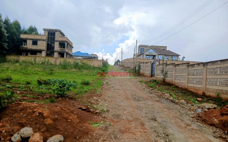 Prime Ready-to-Build 100 100fts touching tarmac  plot for sale in Gikambura along Jambu Tv road