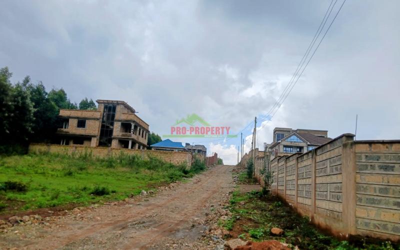 Prime Ready-to-build 100 100fts Touching Tarmac  Plot For Sale In Gikambura Along Jambu Tv Road