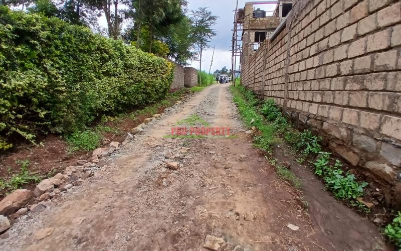 Ready To Build 50 By 100fts Plot For Sale In Kikuyu,migumoini Area