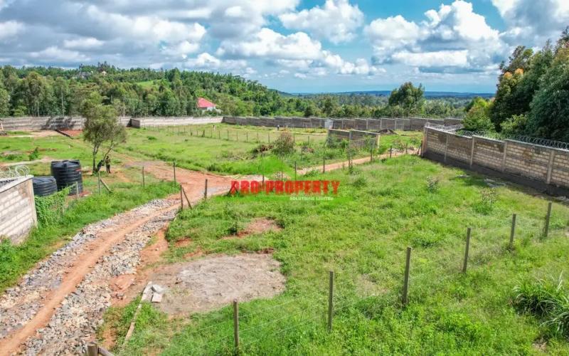 Own A Ready To Build Plot For Sale In Kikuyu Gikambura - Ready Title Deed