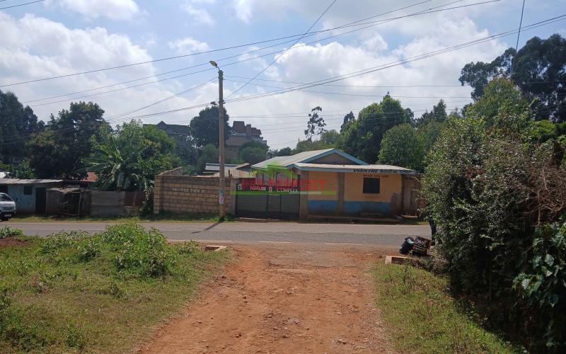 Prime  100 By 100fts Commercial Plot For Sale In Kikuyu,mai-ii-hii Near The Southern Bypass