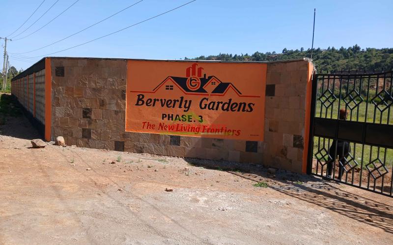 Prime   50 By 100 Residential Plots  In  A Gated Community In Kikuyu,nachu Area