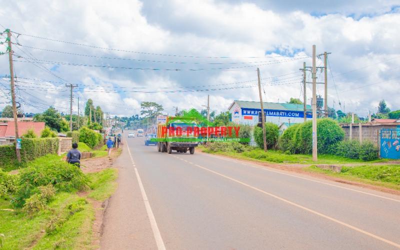 Prime Commercial Plot Fronting The Tarmac For Sale In Kikuyu, Gikambura