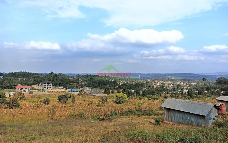 Scenic Residential Plot For Sale In Kikuyu, Kamangu.