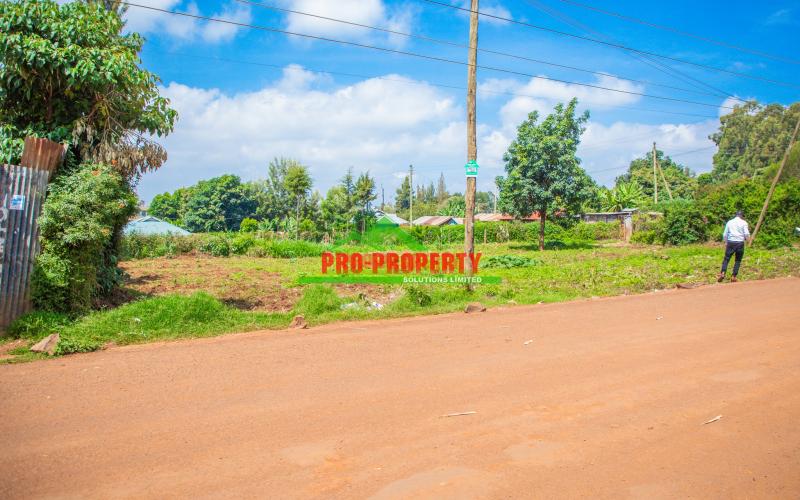 🏢 Prime 100x100ft Commercial Plot Touching Tarmac For Sale In Gikambura, Kikuyu – Ideal For Mixed-use Investment!