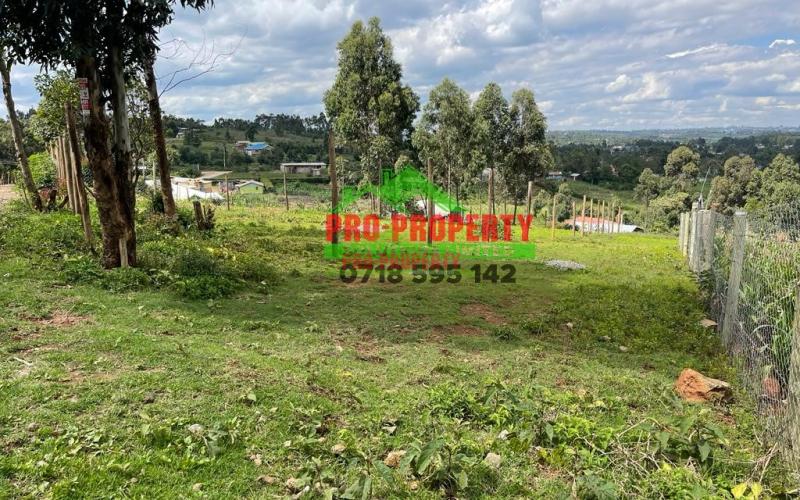 Residential Plot For Sale In Kikuyu, Kamangu (with Nice Views)