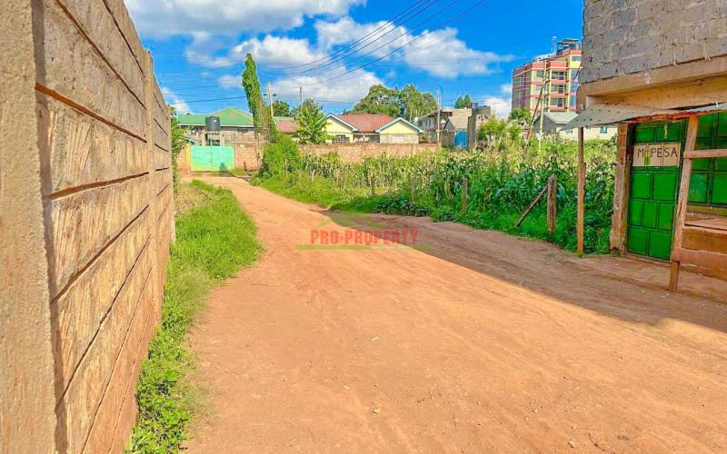 Developed Plot For Sale In Kikuyu, Thogoto Near The Southern Bypass.