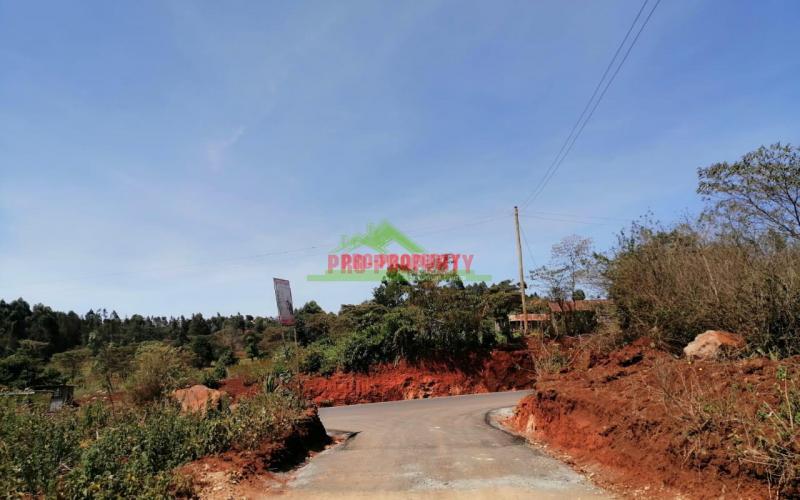 Prime Plot For Sale In Kikuyu, Kamangu.
