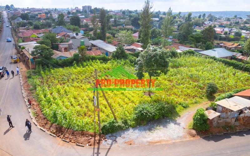 100×100ft Commercial Land Touching Tarmac – Gikambura, Kikuyu - Ideal For Mixed-use.