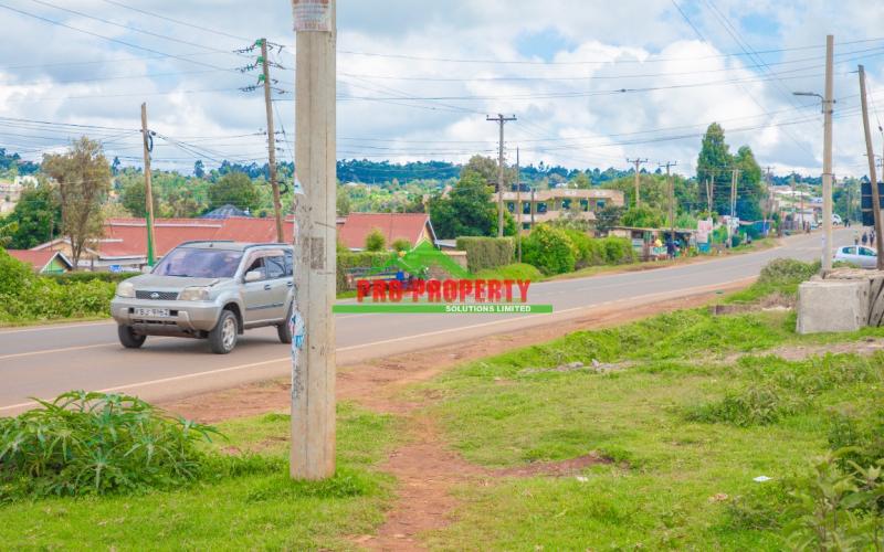 Prime Commercial Plot Fronting The Tarmac For Sale In Kikuyu, Gikambura