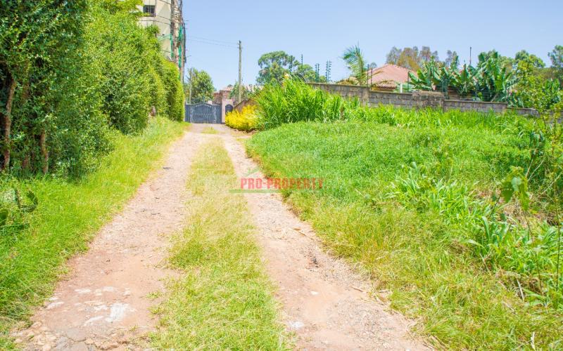 Prime Commercial Plot (touching Tarmac) For Sale In Kikuyu, Gikambura .