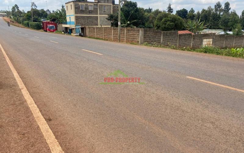 Plot For Sale On Tarmac In Kikuyu, Thigio.