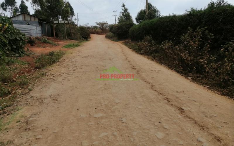 Land For Sale In Kikuyu, Gikambura.