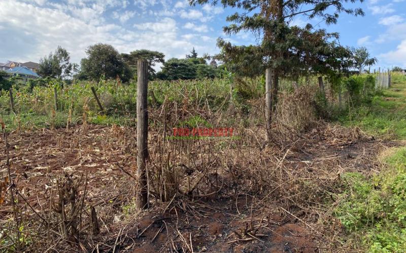 Residential Plot For Sale In Kinoo Muthiga.