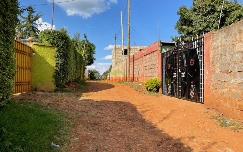 Commercial Plot For Sale in Kinoo along Waiyaki way.