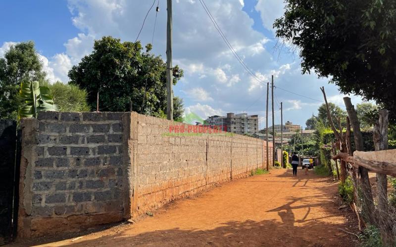 Commercial Plot For Sale In Kinoo Along Waiyaki Way.