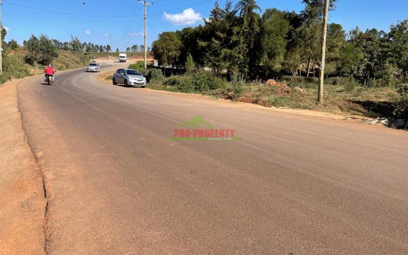 Corner Plot For Sale Touching Tarmac In Kikuyu, Kamangu.