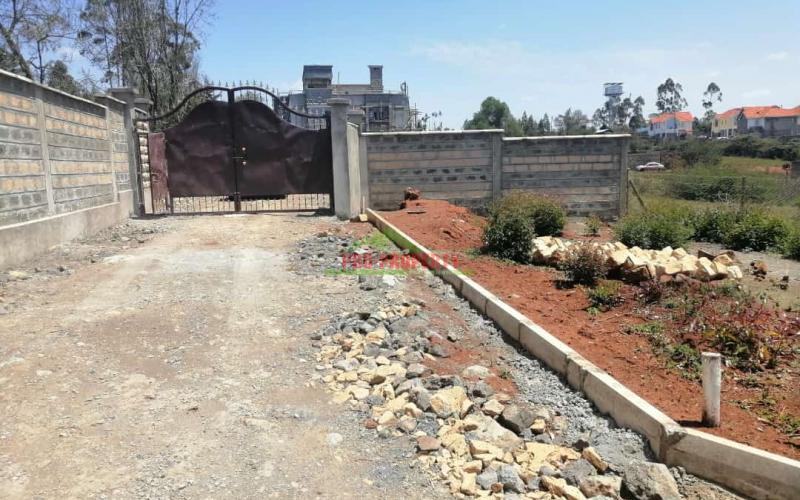 Residential Serviced Plots For Sale In A Controlled Gated Estate In Kikuyu, Gikambura.