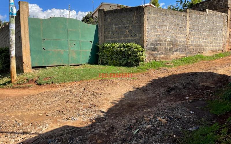 Prime Corner Commercial Plot For Sale In Kinoo Along Waiyaki Way.