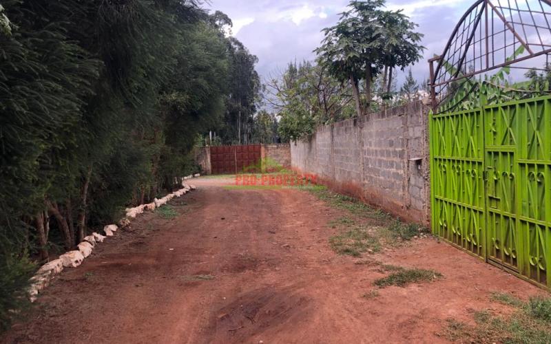 Prime Fenced Plot For Sale In Kikuyu, Gikambura.