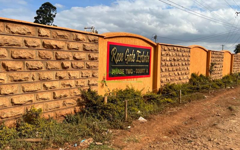 Prime Gated Community Plot For Sale In Kikuyu,lusingetti. (rose Gate Estate Phase 2).