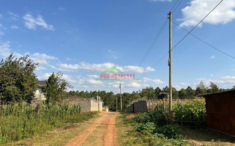 Prime Commercial Plot For Sale In Kikuyu, Thogoto.