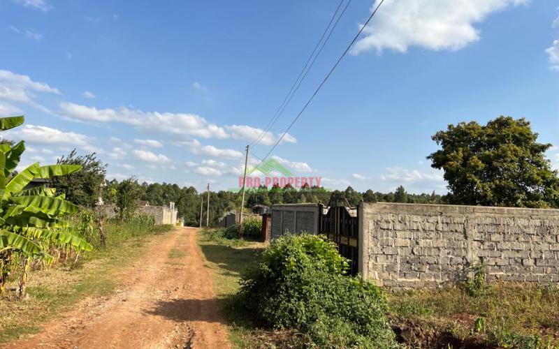 Prime Commercial Plot For Sale In Kikuyu, Thogoto.