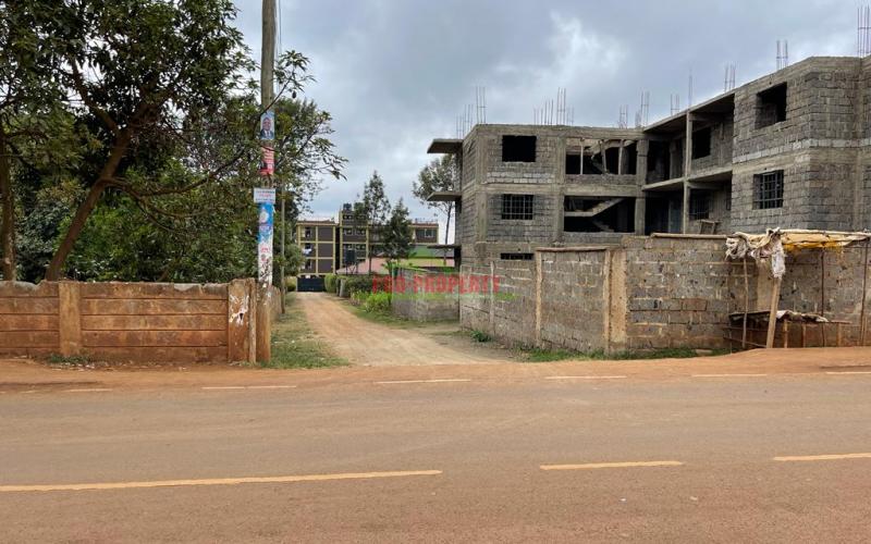 Prime Commercial Corner Plot For Sale In Kikuyu, Gikambura On Tarmac.