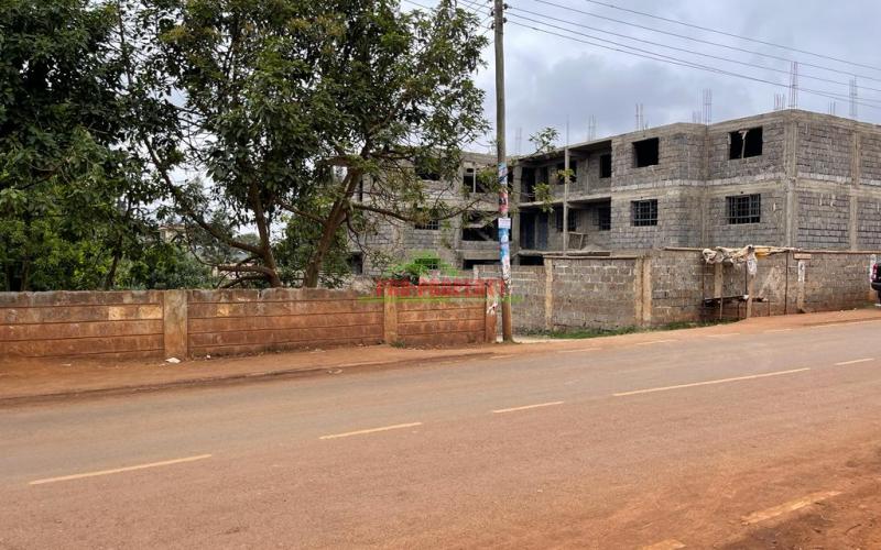 Prime Commercial Corner Plot For Sale In Kikuyu, Gikambura On Tarmac.