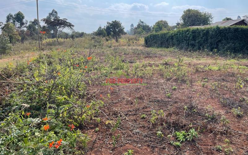 Residential Plot For Sale In Kikuyu, Kamangu (renguti Area) In Kiambu County.