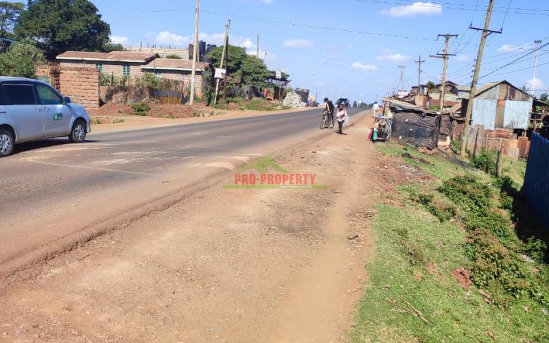 Prime 1\4 Acre Commercial Plot For Lease In Thogoto