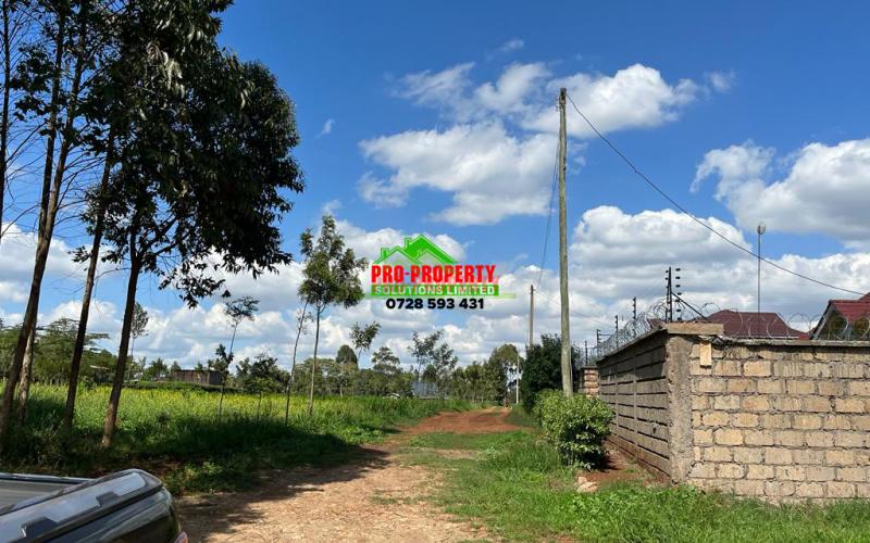 Residential Land For Sale In Gikambura, Kikuyu.
