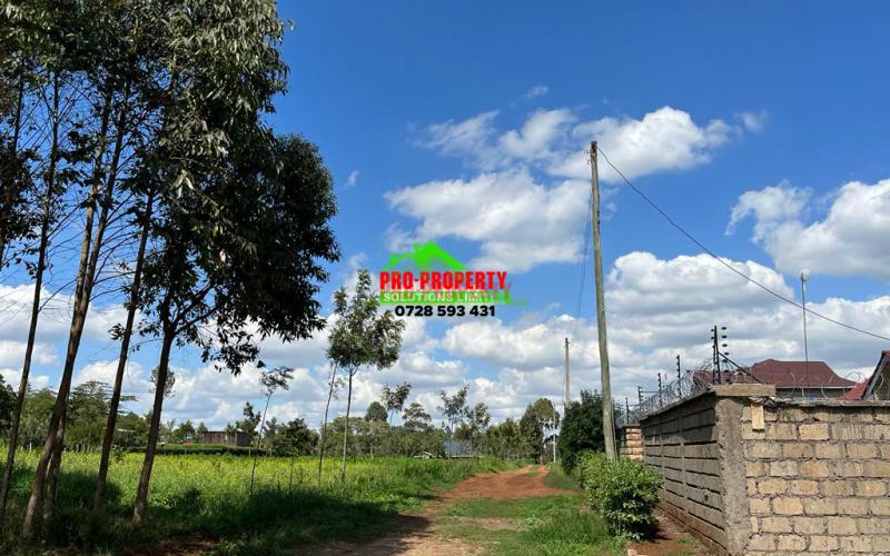 Residential Land For Sale In Gikambura, Kikuyu.