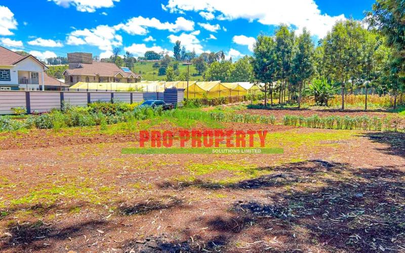 Prime 50 By 100 Residential Plots For Sale In Kikuyu Ondiri.