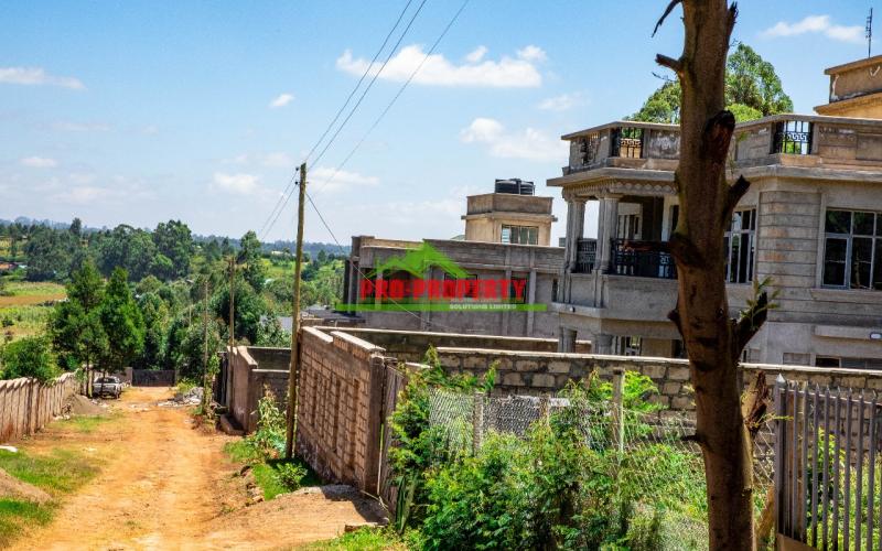 Residential Serviced Plot For Sale In A Controlled Gated Estate In Kikuyu, Lusigetti.