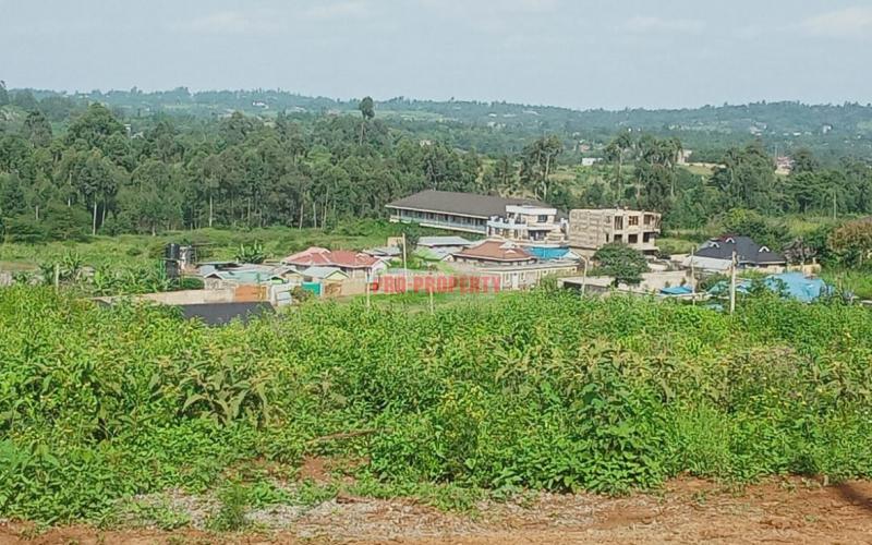 50 by 100 ft residential plot for sale in Kikuyu, Kamangu