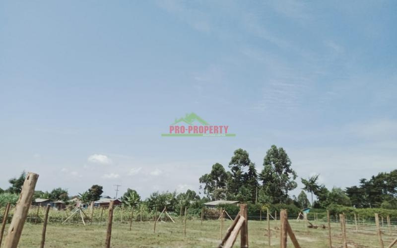Prime Plot For Sale At Kikuyu Thigio