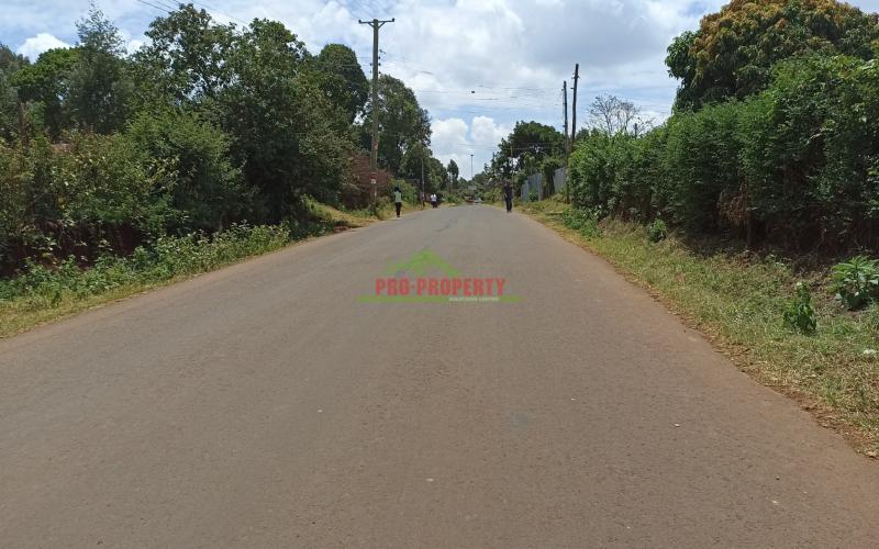 Quarter Acre Touching Tarmac Plot For Sale In Muthiga, Kikuyu