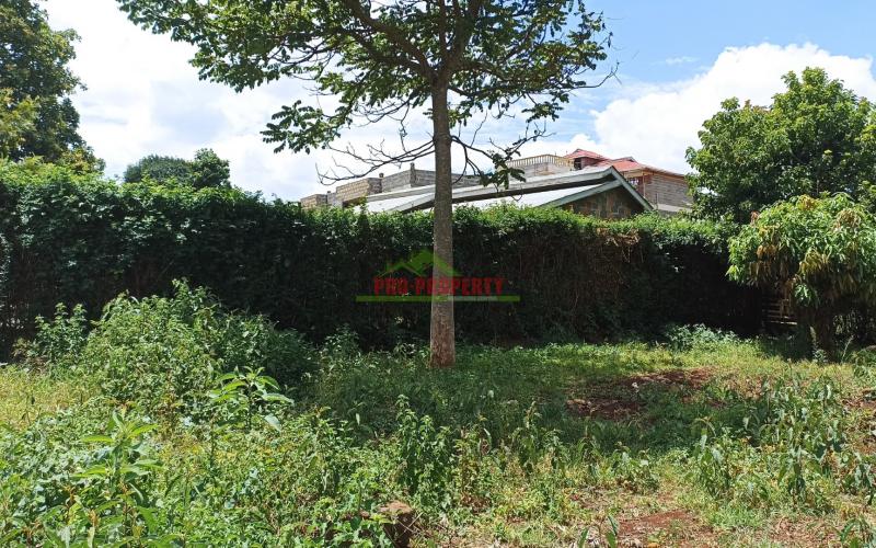 Quarter Acre Touching Tarmac Plot For Sale In Muthiga, Kikuyu