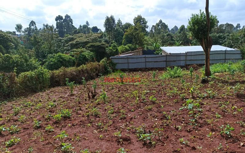 Quarter Acre Plot For Sale In Kikuyu, Mai A Ihii