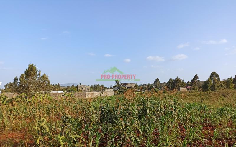 Quarter Acre Residential Plot For Sale In Gikambura, Kikuyu