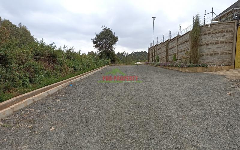 Prime Quarter Acre Plot For Sale In Kikuyu, Mai A Ihii