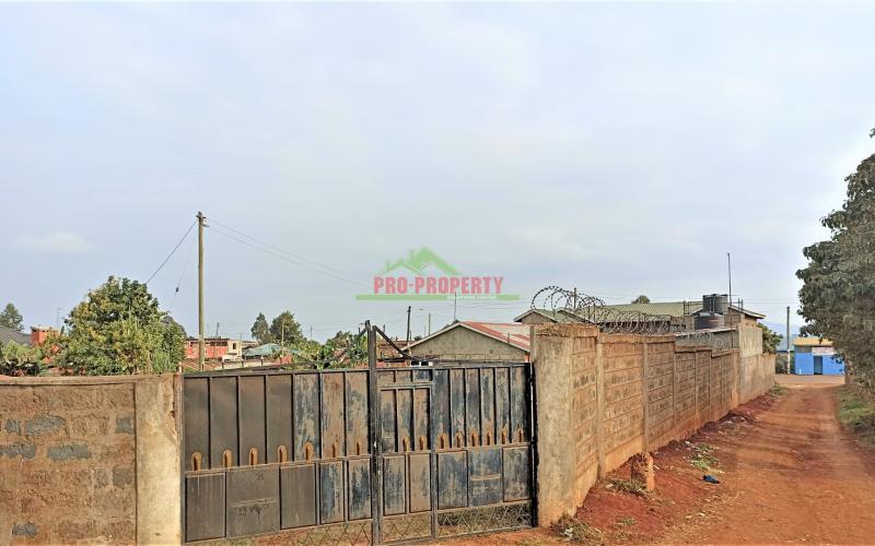Commercial Quarter Acre Plot for Sale in Kikuyu, Gikambura