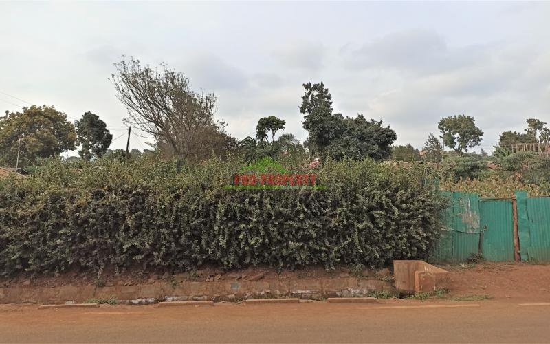 Commercial Touching Tarmac Quarter Acre Plot For Sale In Kikuyu’s Gikambura
