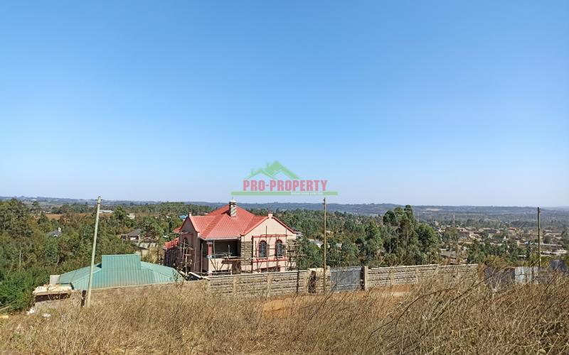 Quarter Acre Prime Residential Plot For Sale In Kikuyu, Kamangu.