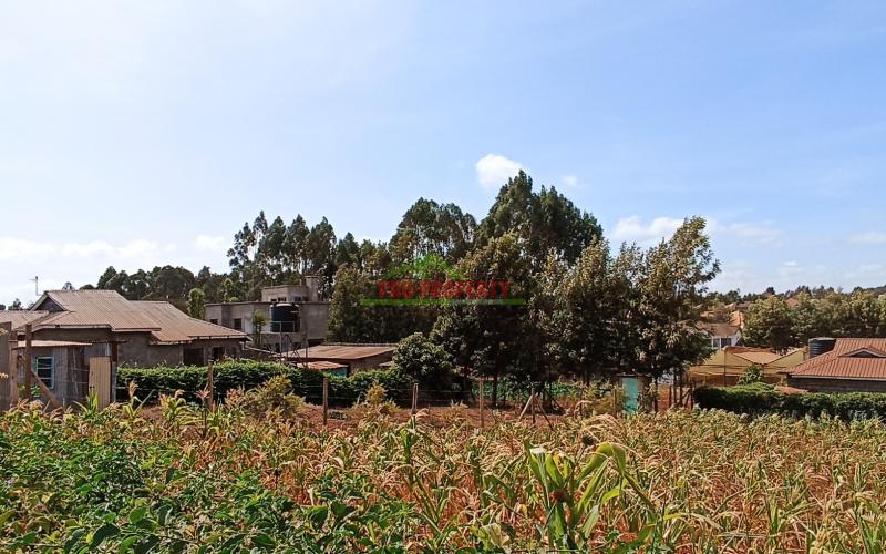 Prime Residential Quarter Acre Plot For Sale In Kikuyu, Ondiri.