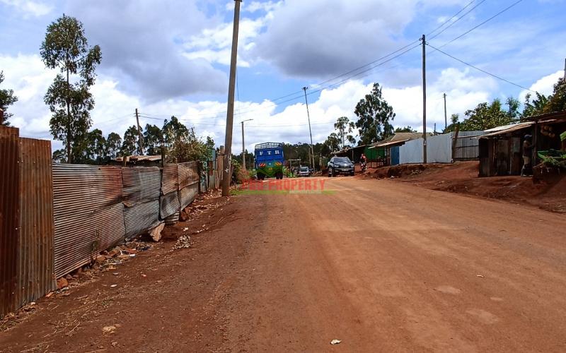 Touching Tarmac Plot For Sale In Kikuyu, Gikambura